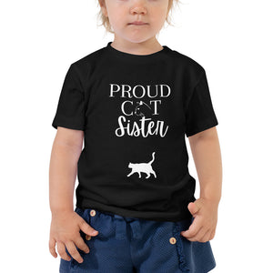 Proud Cat Sister Toddler Tee