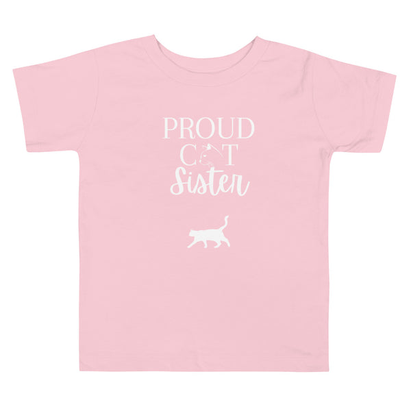 Proud Cat Sister Toddler Tee