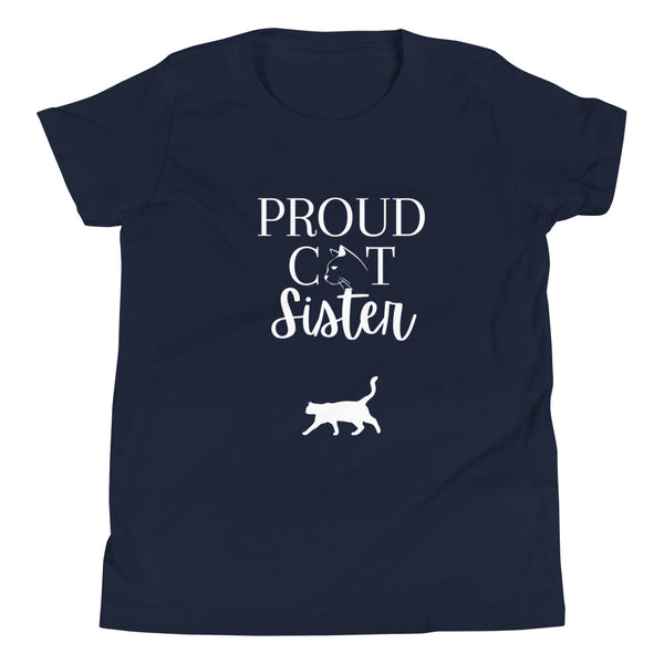 Proud Cat Sister Youth T-Shirt